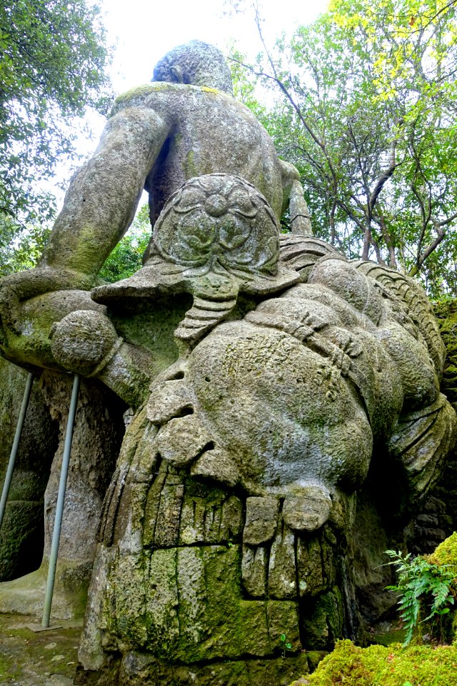 Hercules and Cacus - Parco dei Mostri - Bomarzo, Italy - DSC02460