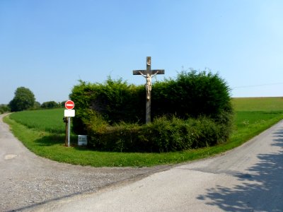 Herbinghen (Pas-de-Calais) croix de chemin