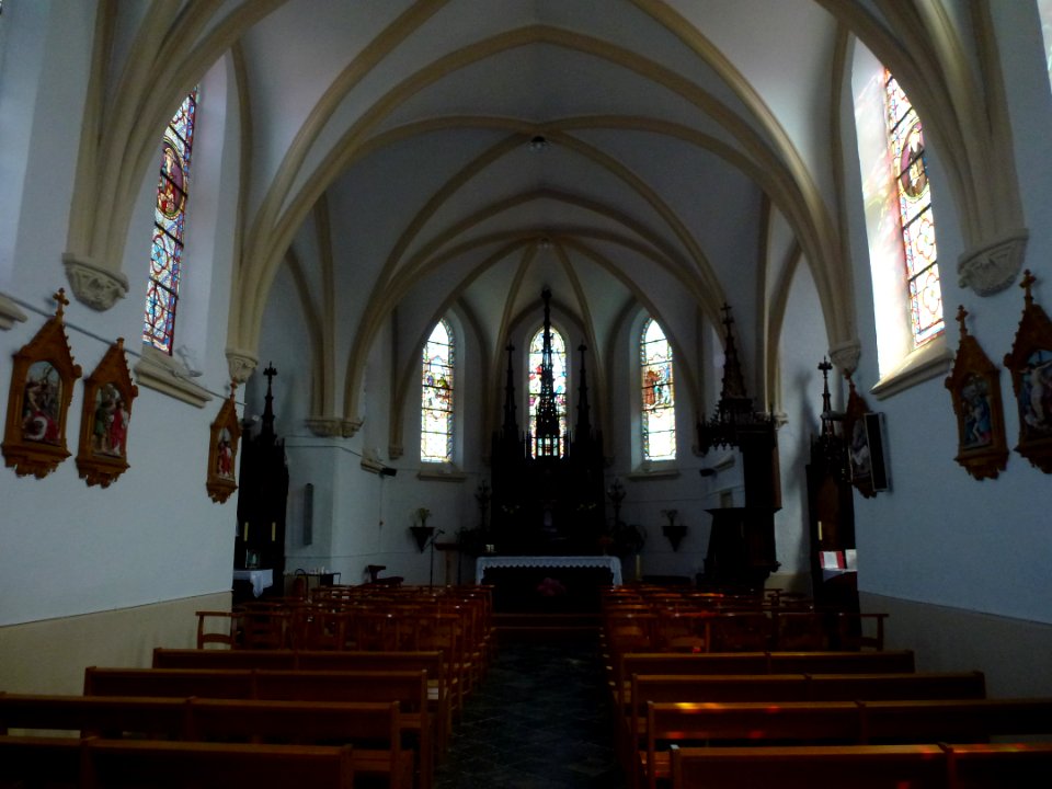 Herbinghen (Pas-de-Calais) église, intérieur
