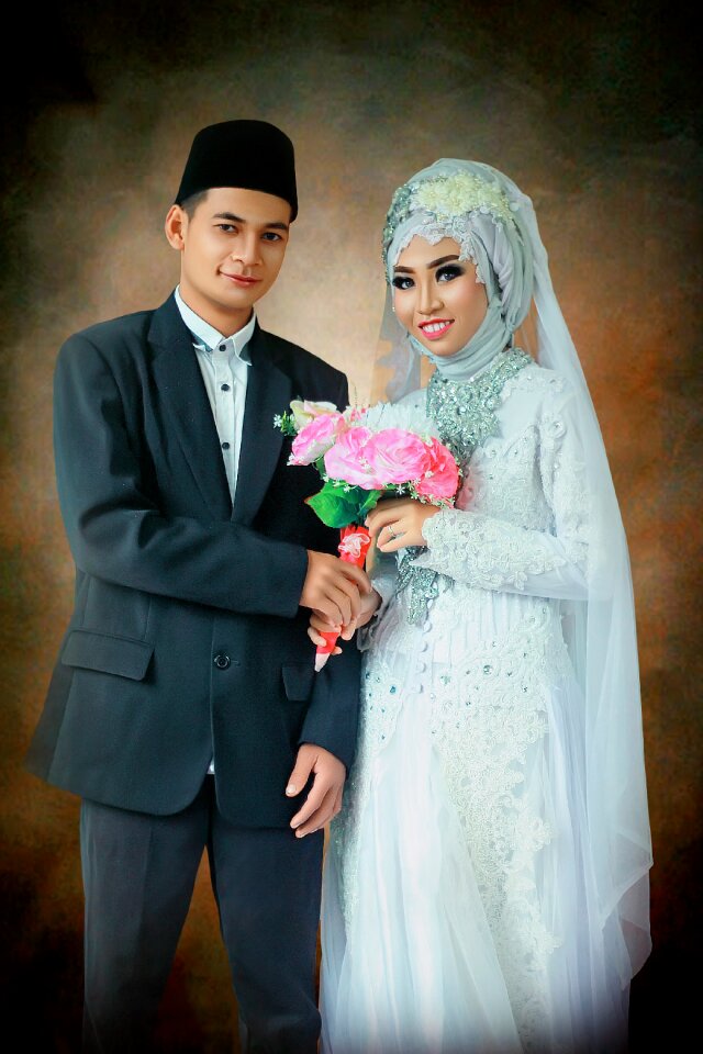 Dress couple happy