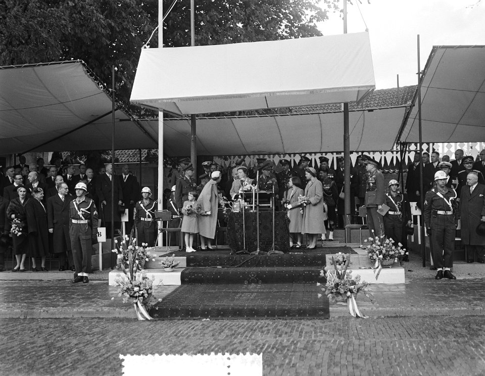 Herdenking te Wageningen, bevrijdingsdag, Bestanddeelnr 907-1188