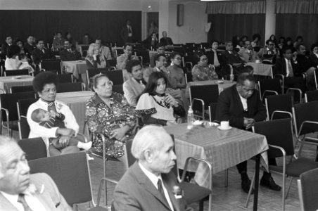 Herdenkingsbijeenkomst Papoeas in Den Haag , toespraak van M. W. Kasiepo , presi, Bestanddeelnr 926-0690