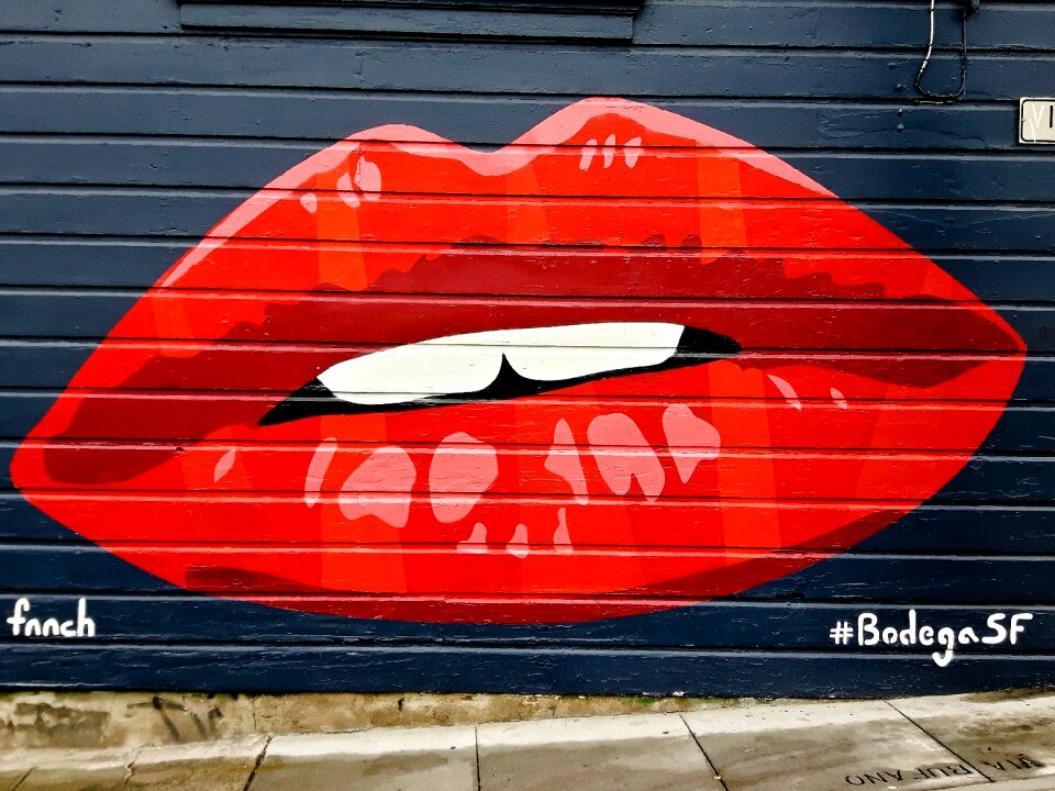 Lips red lips seductive