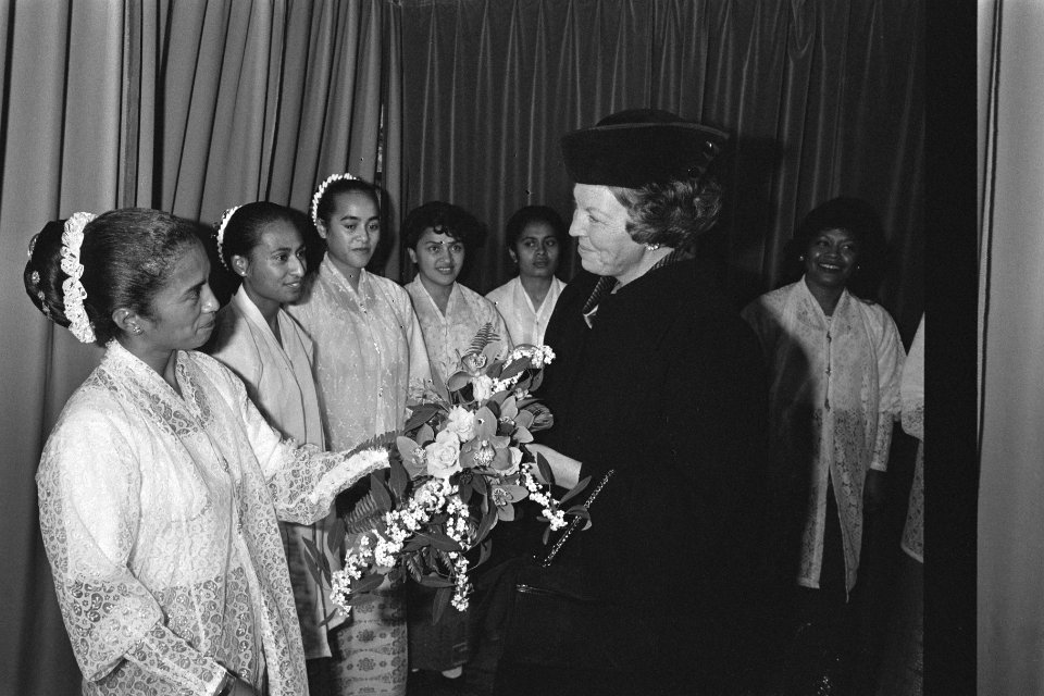 Herdenkingsbijeenkomst t.g.v. 35-jarig aanwezigheid Molukkers in Nederland Koni, Bestanddeelnr 933-8243