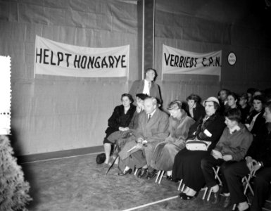 Herdenkingsavond Eindhoven, n.a.v. de Hongaarse Opstand, Bestanddeelnr 934-6033
