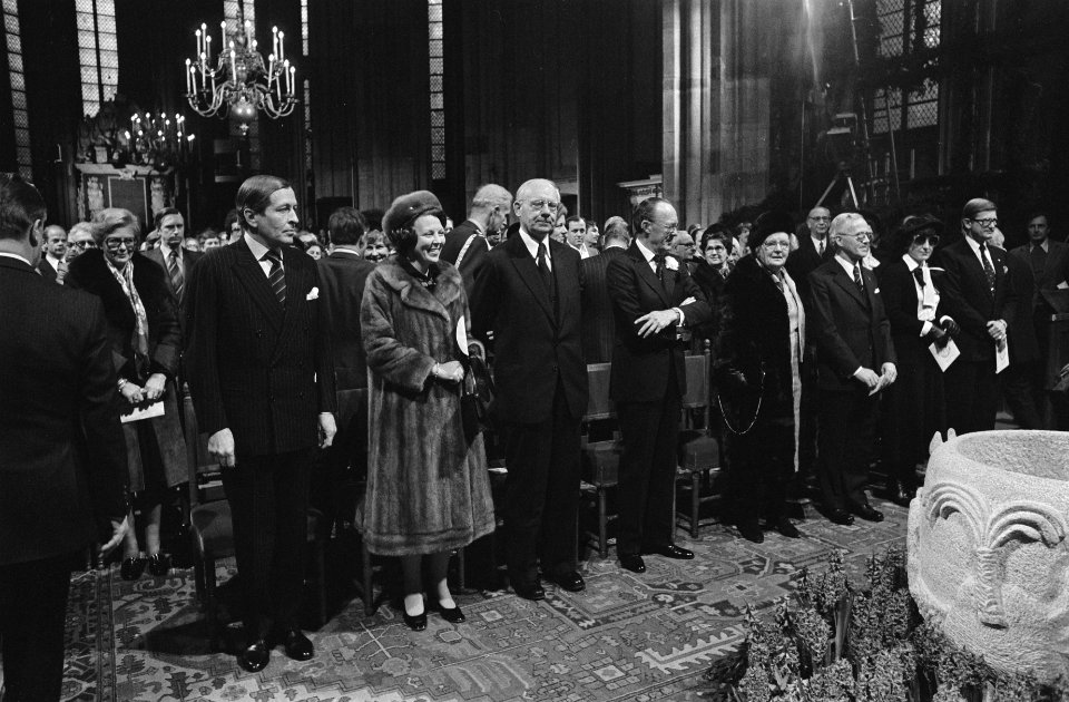 Herdenkingsbijeenkomst Unie van Utrecht in Domkerk te Utrecht in de Domkerk v.l, Bestanddeelnr 930-0851