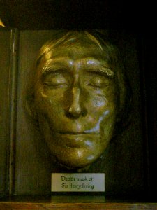 Henry Irving's death mask