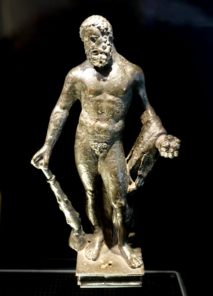 Hercules, vehicle ornament, Stuttgart-Zazenhausen, 2nd-3rd century AD - Landesmuseum Württemberg - Stuttgart, Germany - DSC02889