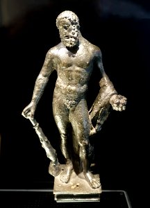 Hercules, vehicle ornament, Stuttgart-Zazenhausen, 2nd-3rd century AD - Landesmuseum Württemberg - Stuttgart, Germany - DSC02889