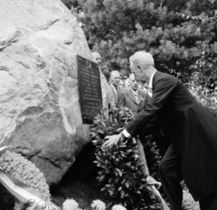 Herdenking gijzelaars in Goirle Noord Brabant, Bestanddeelnr 904-1339