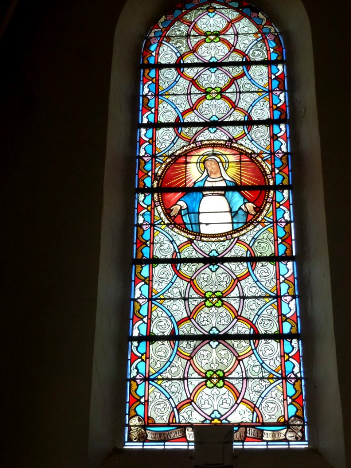 Herbinghen (Pas-de-Calais) église, vitrail 04