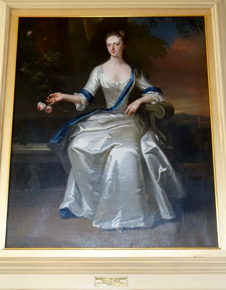 Henrietta Maria Wallascott, Countess of Fingal, wife of Arthur James, 7th Earl of Fingall, painter unknown - Great House - Castle Hill on the Crane Estate - Ipswich, Massachusetts - DSC06156