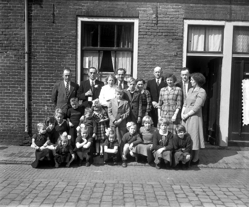 Herdenkingen, festiviteiten, groepsportretten, Bestanddeelnr 905-0391