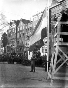 Herdenking Waterlooplein. Rede -Th. Koersen, Bestanddeelnr 902-6041