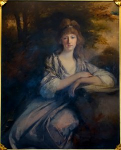 Henrietta, 2nd Countess of Harewood, by John Hoppner, 1796, oil on canvas - Yellow Drawing Room - Harewood House - West Yorkshire, England - DSC01888