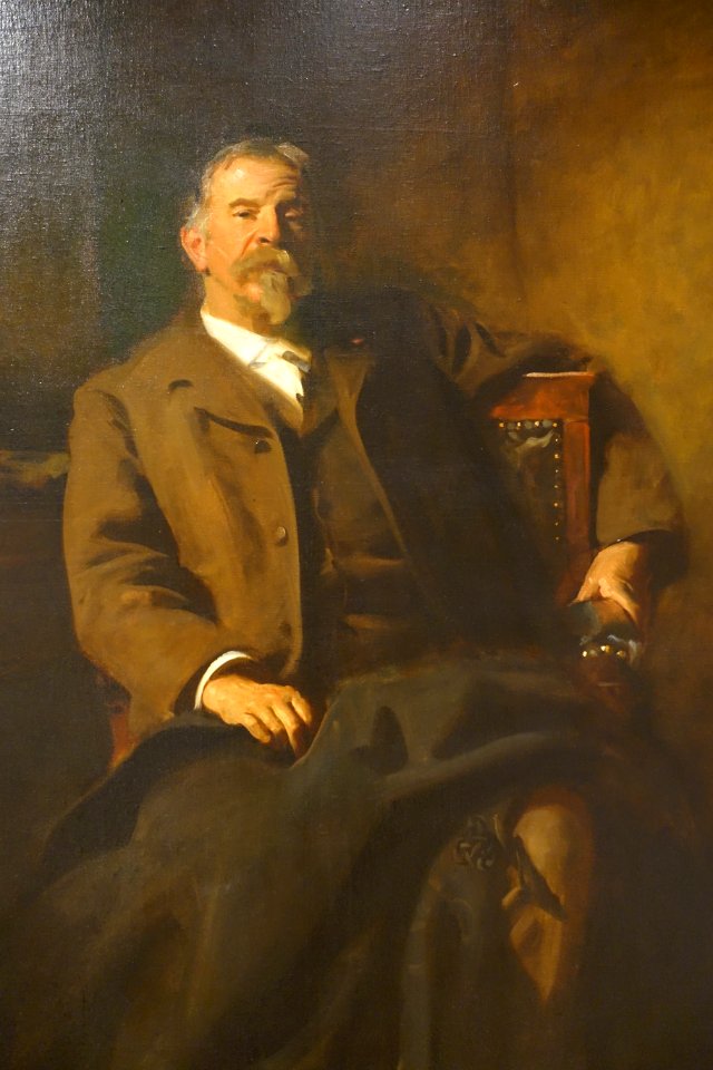 Henry Lee Higginson by John Singer Sargent, detail, 1903, oil on canvas - Fogg Art Museum, Harvard University - DSC01232