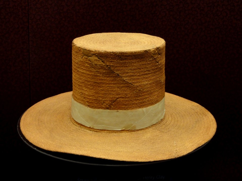 Henry Clay's straw hat - National Museum of American History - DSC06319