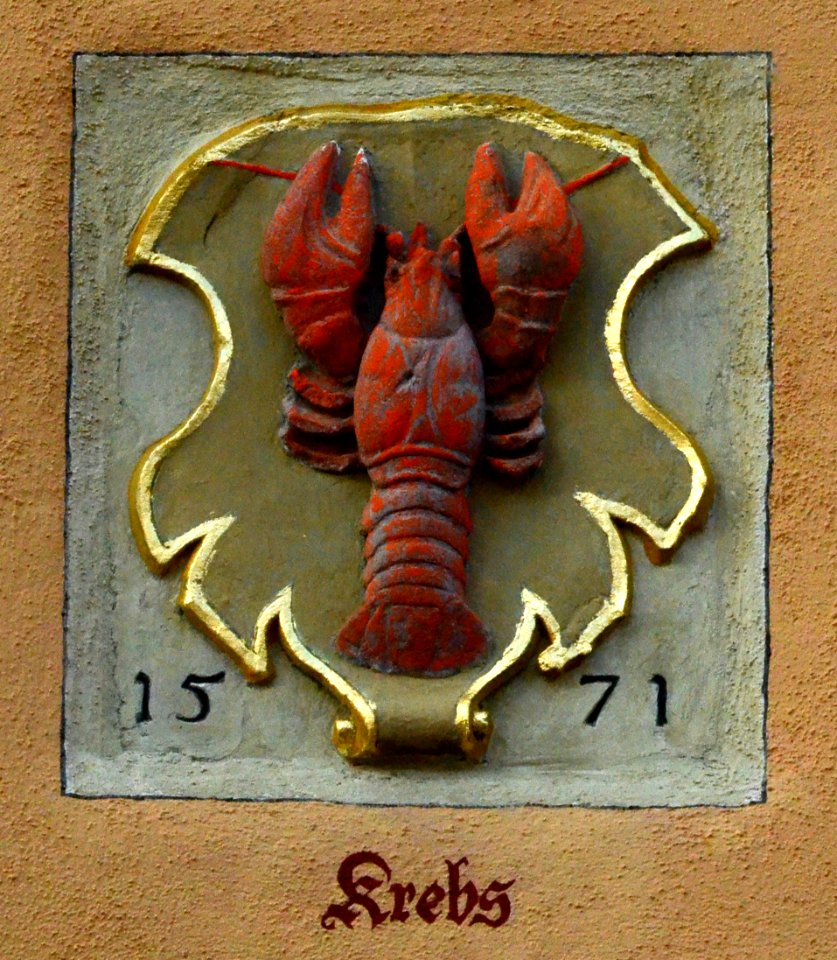 Herrngasse 4 Wappen Krebs