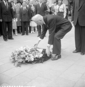 Herdenking bomaanslag op Ehwen Konowalets te Rotterdam, Bestanddeelnr 909-6153