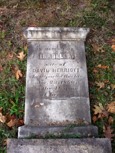 Herriott (Isabella), Bethany Cemetery, 2015-10-09, 01