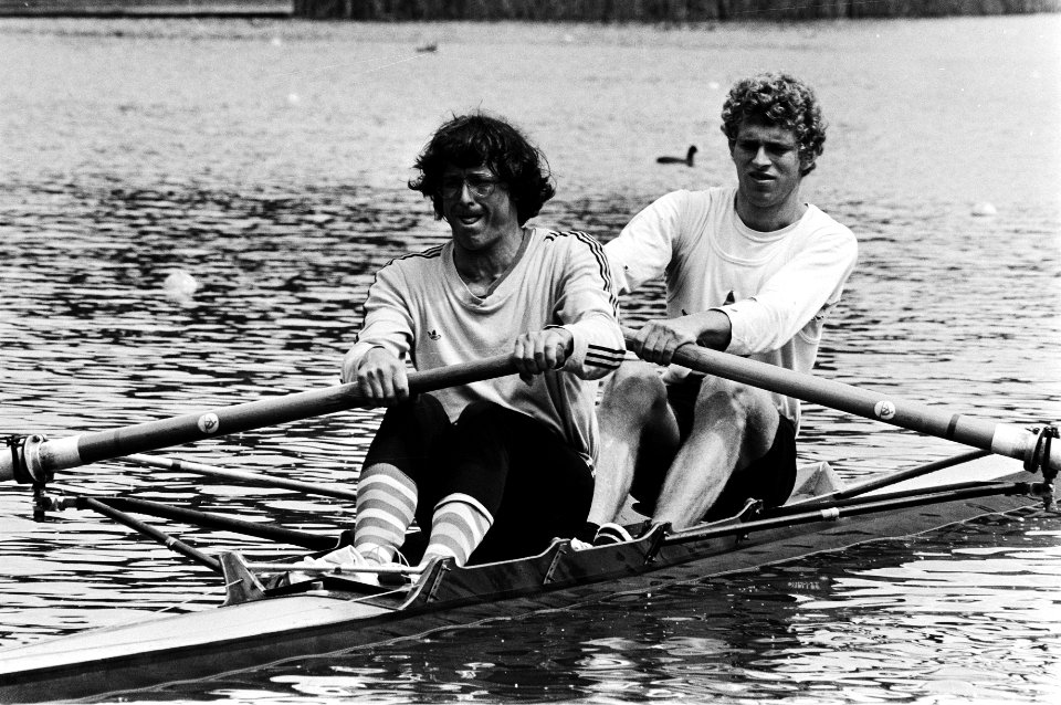 Heren twee zonder stuurman, Vincent Horstink (Phocas) en Willem Jan Atsma (Aegir, Bestanddeelnr 930-3647