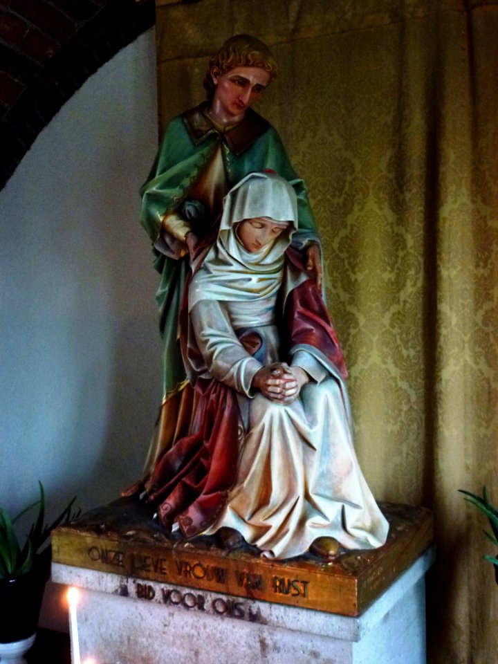 Herten, Roermond, kerk, beeld Onze Lieve Vrouw van Rust