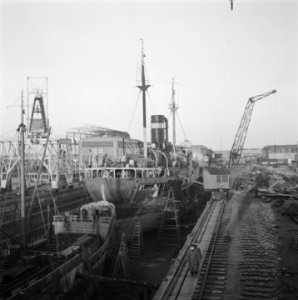 Herstelwerkzaamheden in dokken te Amsterdam, Bestanddeelnr 901-3393