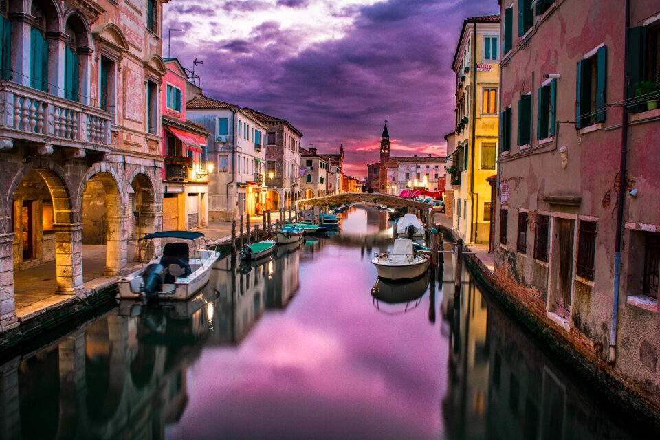 Water river buildings