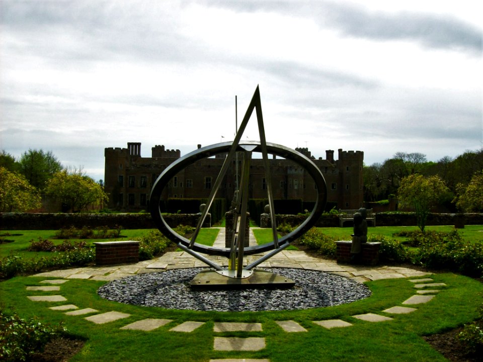 Herstmonceux Castle 9, giant sundial