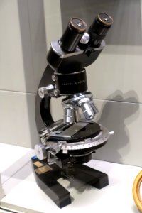 Hertel & Reuss microscope - Hessisches Landesmuseum Darmstadt - Darmstadt, Germany - DSC00049