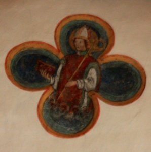 Hermagor - Pfarrkirche - Gewölbe - Bischof3