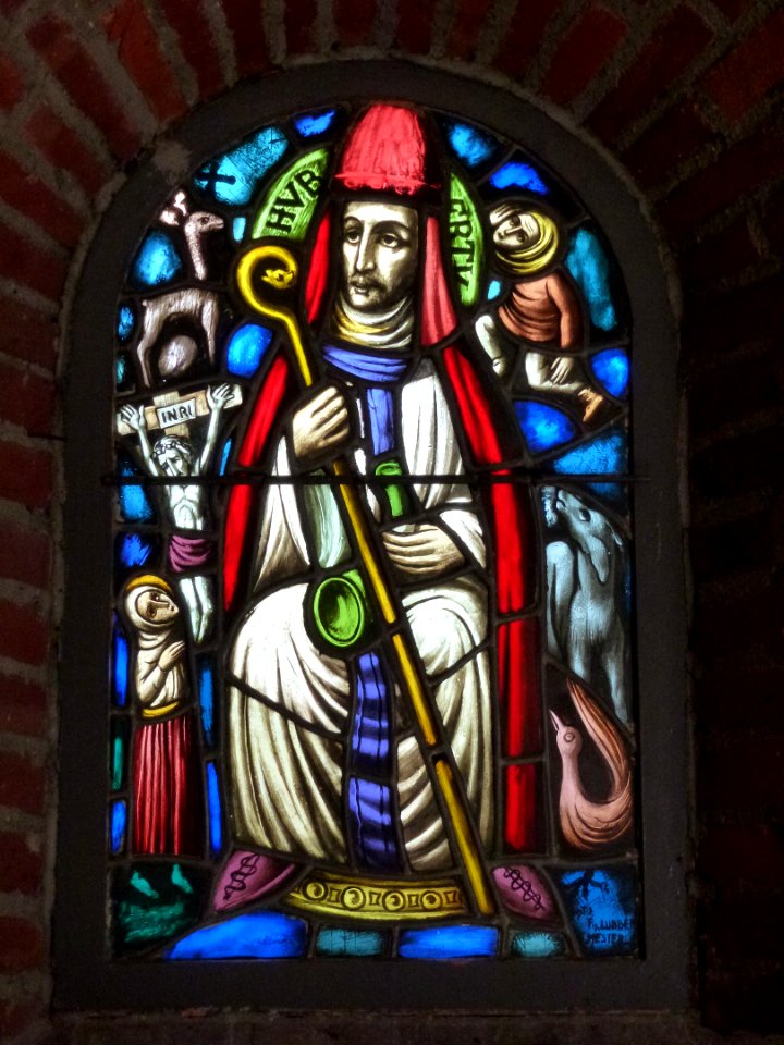 Herkenbosch (Roerdalen) kerk, glasraam 01