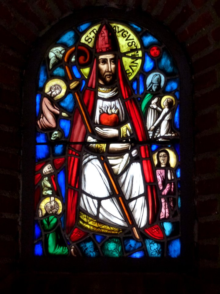 Herkenbosch (Roerdalen) kerk, glasraam 02