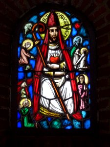 Herkenbosch (Roerdalen) kerk, glasraam 02