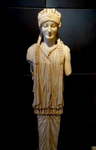 Herm of a Caryatid, M.C. inv. 1100, Roman, Augustan era, marble - Musei Capitolini - Rome, Italy - DSC05866
