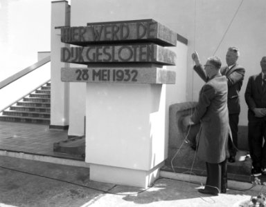 Herdenking 25 jaar geleden afsluiting Afsluitdijk, Bestanddeelnr 908-6307