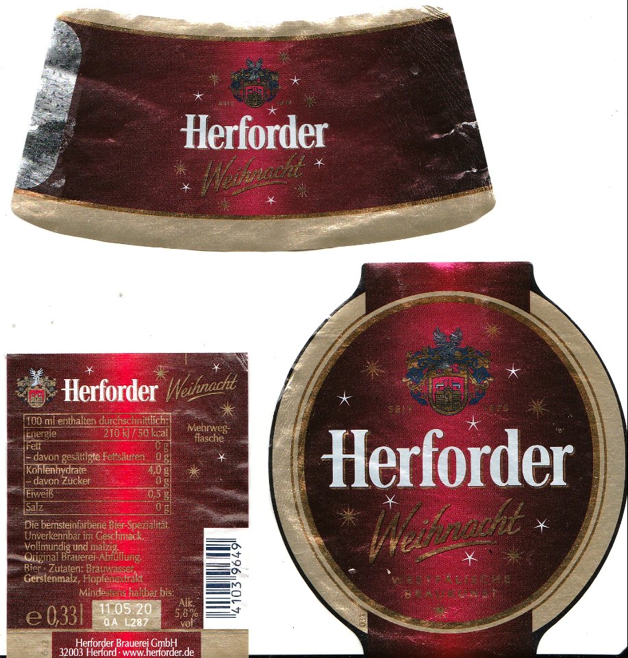 Herforder Brauerei - Herforder Weihnacht