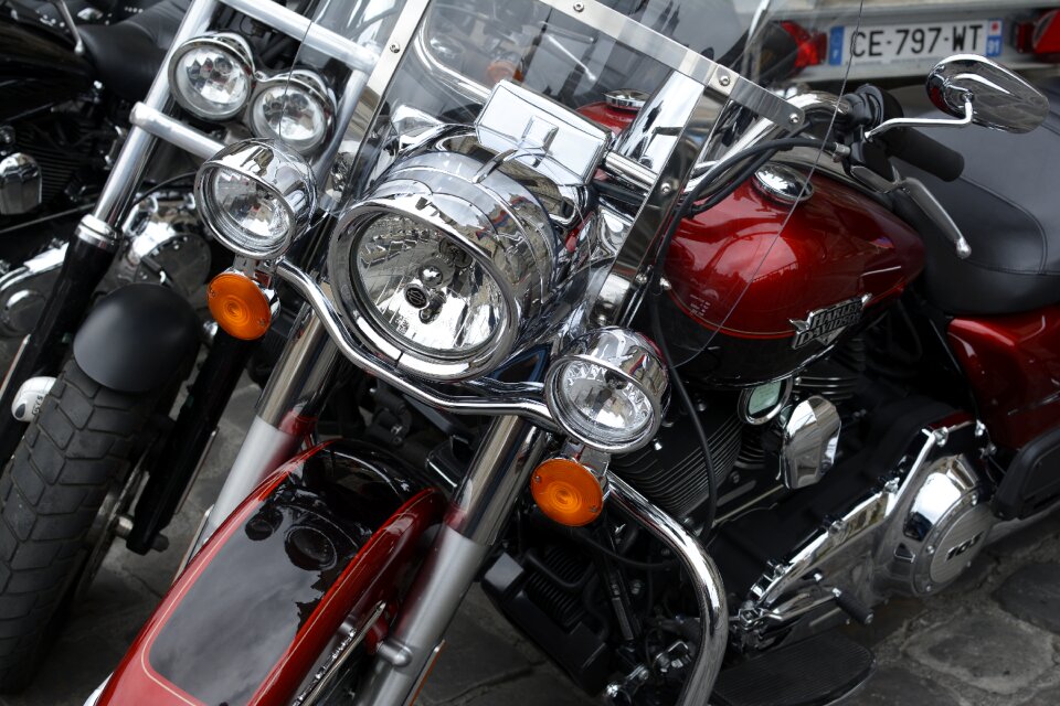 Motorcycle chrome engine
