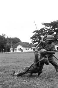 Herdenking 1-jarig bestaan Oost-Indonesië (Negara Indonesia Timur). Demontratie , Bestanddeelnr 3511