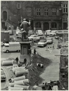 Herinrichring van de Grote Markt in 1966 photo