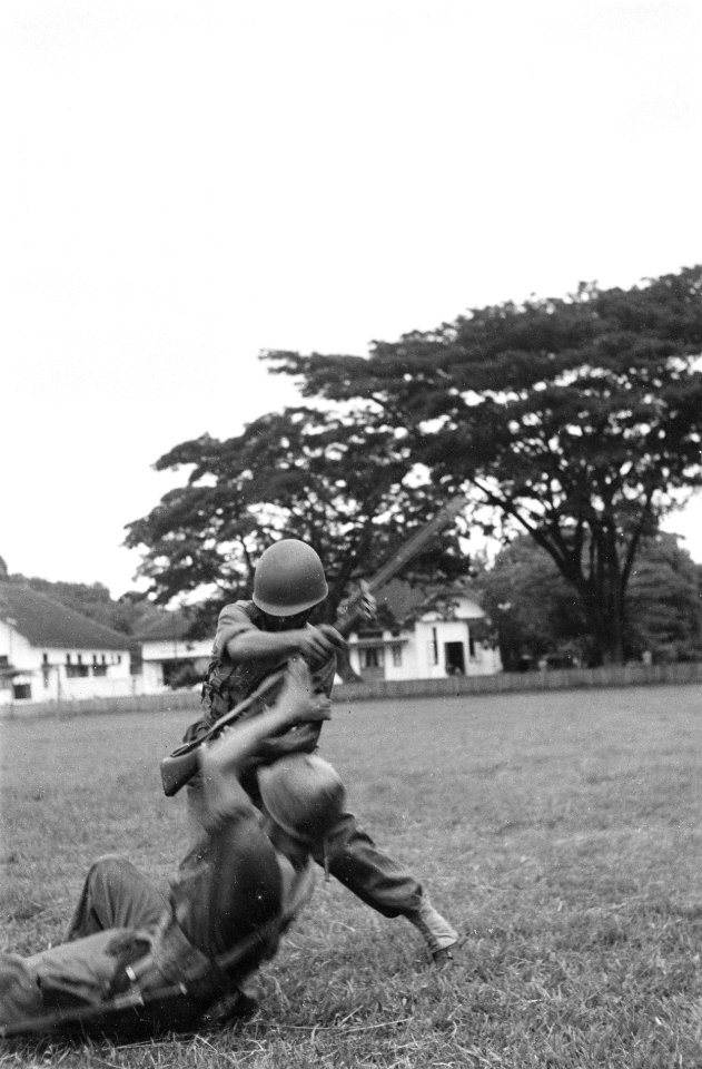 Herdenking 1-jarig bestaan Oost-Indonesië (Negara Indonesia Timur). Demontratie , Bestanddeelnr 7013