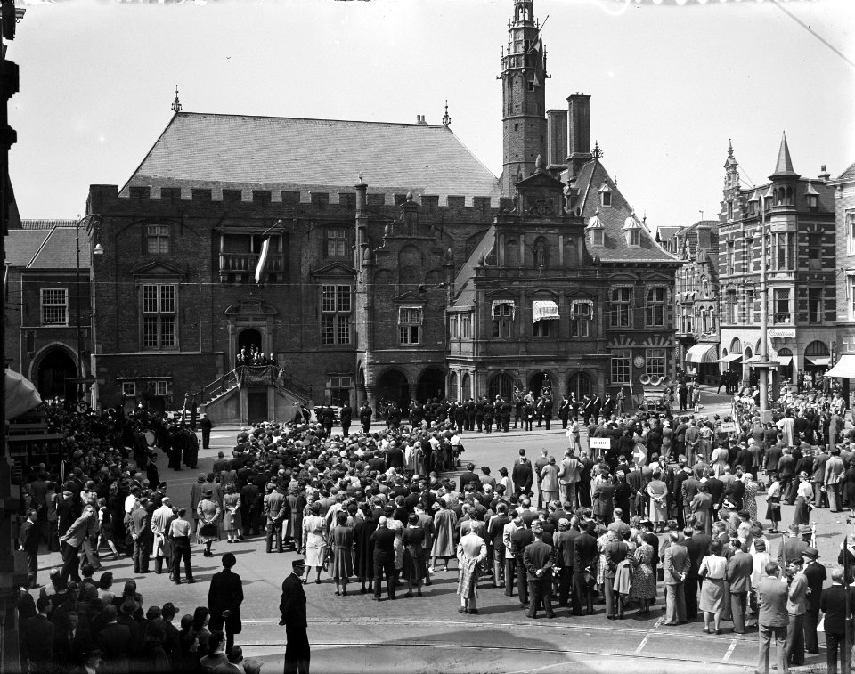 Herdenking 10e Mei 1940 Haarlem, Bestanddeelnr 902-7394