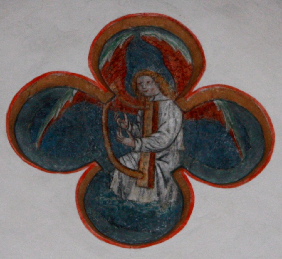 Hermagor - Pfarrkirche - Gewölbe - Engel2