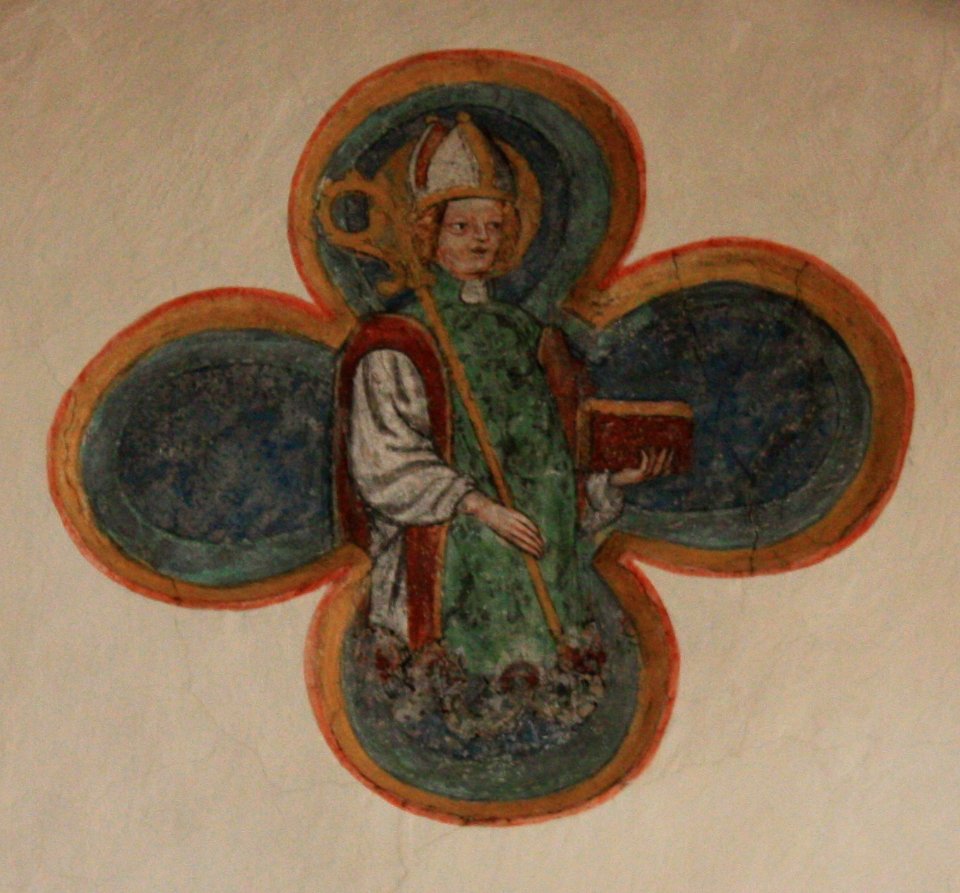 Hermagor - Pfarrkirche - Gewölbe - Bischof2