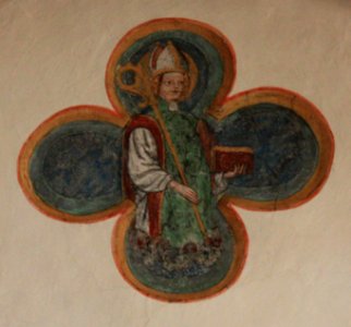 Hermagor - Pfarrkirche - Gewölbe - Bischof2