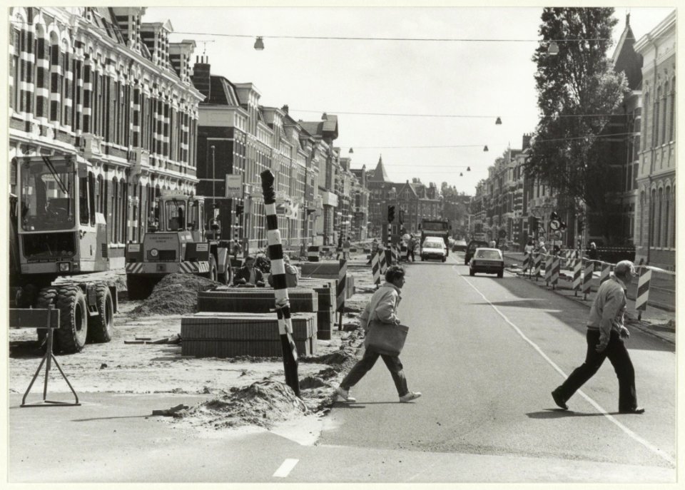 Herinrichting van de Wilhelminastraat. NL-HlmNHA 54031421