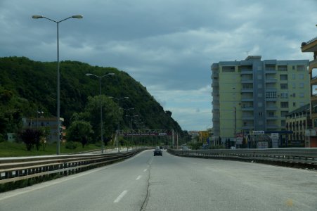 Highway at Shkëmbi i kavajës (OSCAL19 trip)