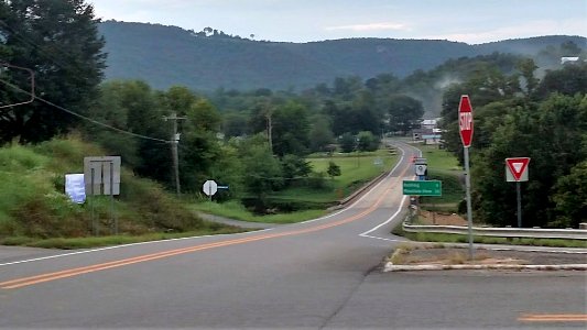 Highway 9 at Shirley, Arkansas