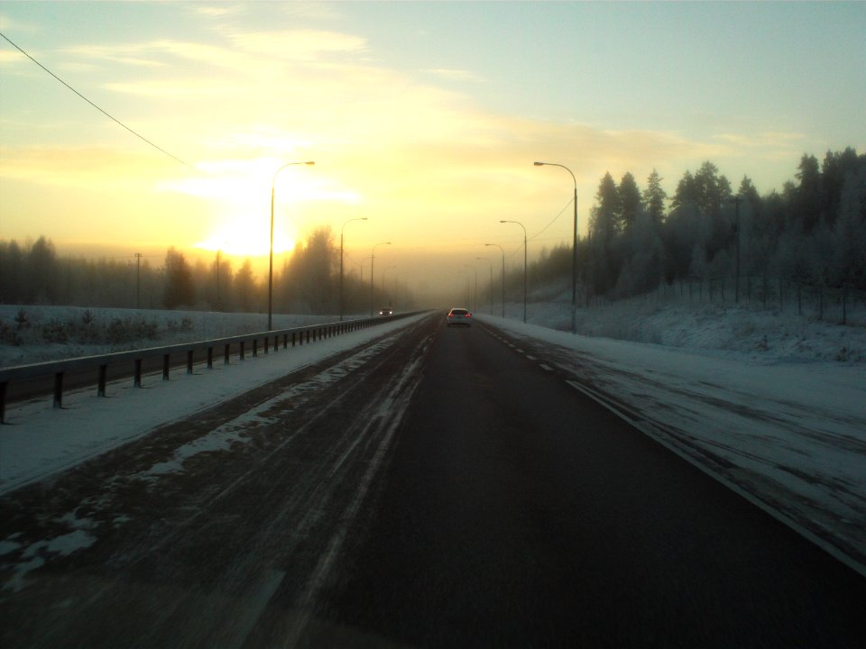 Highway 5 near Varkaus