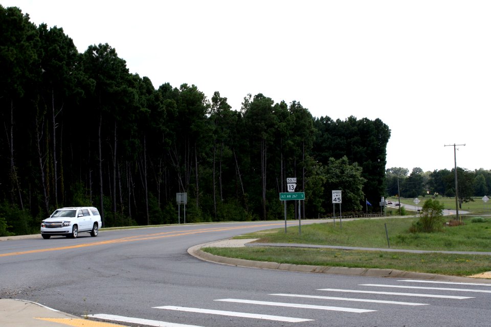 Highway 13 runs south in Searcy, Arkansas